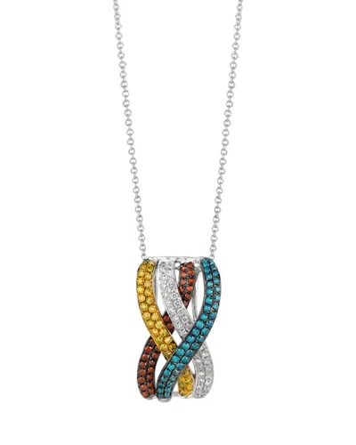 Le Vian 14k 0.85 Ct. Tw. Multicolor Diamond Necklace