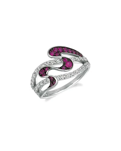 LE VIAN LE VIAN® 14K 0.86 CT. TW. DIAMOND & RUBY RING