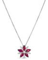 Le Vian Ladies Passion Ruby Necklace Set In 14k Vanilla Gold