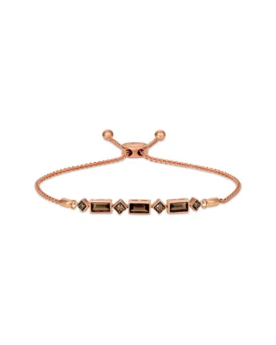 Le Vian ® 14k 0.99 Ct. Tw. Diamond & Smoky Quartz Bracelet