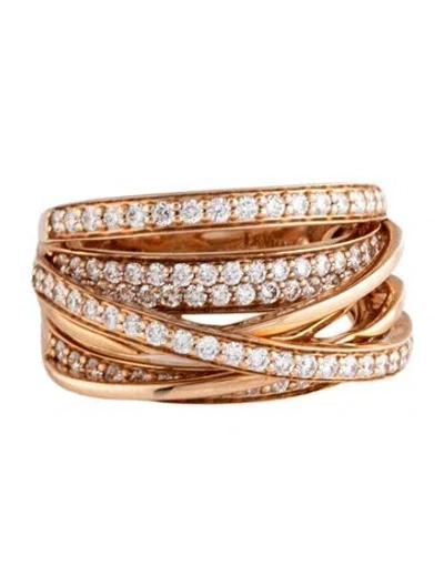 Pre-owned Le Vian 14k 1.00ctw Diamond Band Ring In Multicolor
