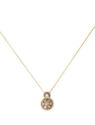 Pre-owned Le Vian 14k 1.02ctw Diamond Pendant W/ Unbranded Chain Necklace, 18" In Multicolor