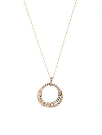 Pre-owned Le Vian 14k 1.04ctw Diamond Pendant Necklace, 20" In Multicolor