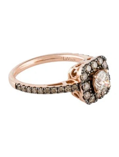 Pre-owned Le Vian 14k 1.05ctw Diamond Cocktail Ring In Multi
