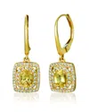 Le Vian 14k 1.08 Ct. Tw. Diamond & Yellow Sapphire Earrings