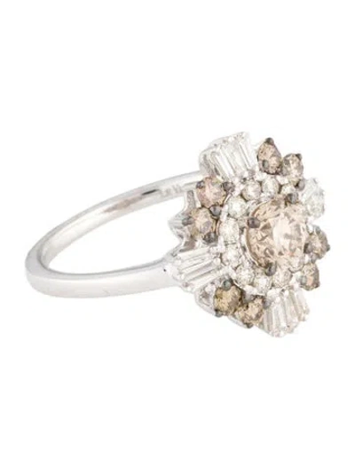 Pre-owned Le Vian 14k 1.15ctw Diamond Cocktail Ring In Multi