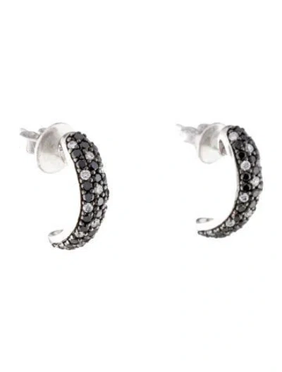 Pre-owned Le Vian 14k 1.15ctw Half Hoop Earrings In Multi