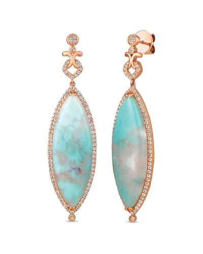 Le Vian 14k 11.60 Ct. Tw. Aquaprase Earrings In Gold