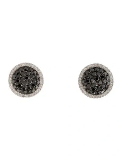 Pre-owned Le Vian 14k 1.25ctw Diamond Stud Earrings In Multicolor