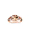 Le Vian 14k 1.26 Ct. Tw. Diamond & Morganite Eternity Ring