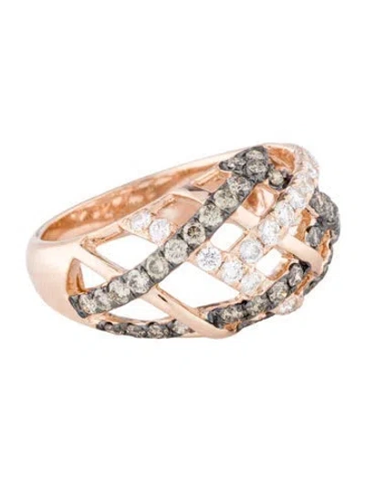 Pre-owned Le Vian 14k 1.27ctw Diamond Cocktail Ring In Multi