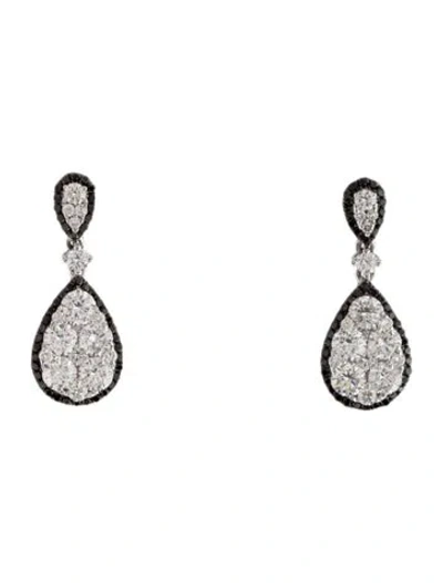 Pre-owned Le Vian 14k 1.27ctw Diamond Drop Earrings In Multicolor
