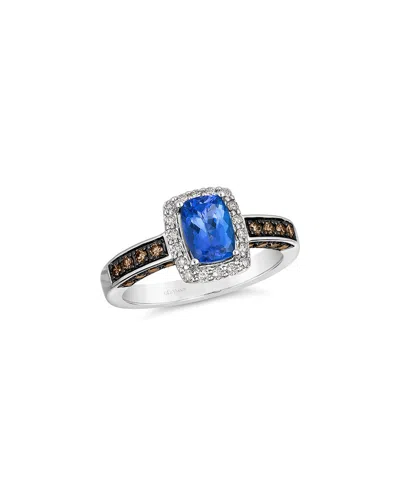 Le Vian ® 14k 1.34 Ct. Tw. Diamond & Tanzanite Cocktail Ring In Metallic