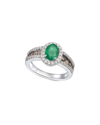 LE VIAN LE VIAN® 14K 1.35 CT. TW. DIAMOND & EMERALD NEW EMERALD RING
