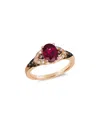 Le Vian 14k 1.39 Ct. Tw. Diamond & Rhodolite Eternity Ring