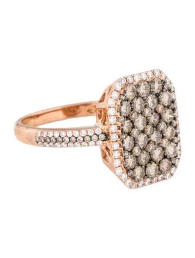 Pre-owned Le Vian 14k 1.42ctw Diamond Cocktail Ring In Multi