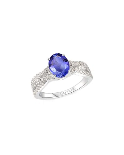 LE VIAN LE VIAN 14K 1.44 CT. TW. DIAMOND & TANZANITE RING
