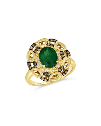 Le Vian ® 14k 1.51 Ct. Tw. Diamond & New Emerald Ring