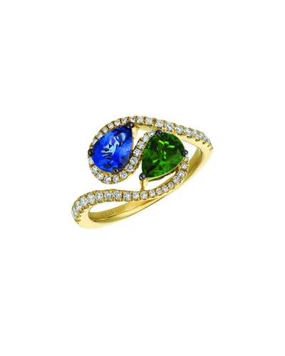 Le Vian 14k 1.60 Ct. Tw. Diamond & Chrome Diopside Ring In Multi