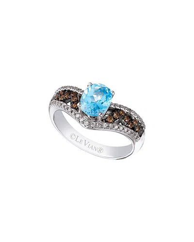 Le Vian ® 14k 1.64 Ct. Tw. Diamond & Topaz Chevron Ring