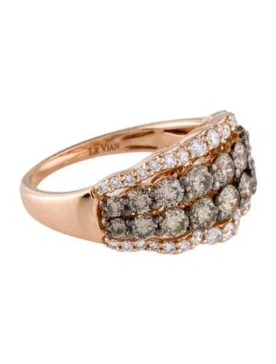 Pre-owned Le Vian 14k 1.65ctw Diamond Wide Band In Multi