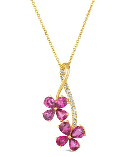 Le Vian ® 14k 1.68 Ct. Tw. Diamond & Ruby Vivids Pendant