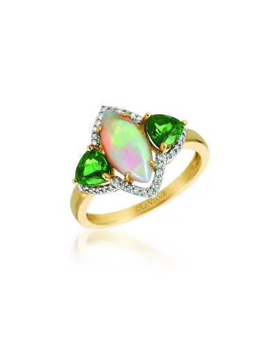 Le Vian ® 14k 1.77 Ct. Tw. Diamond & Opal Chrome Diopside Ring