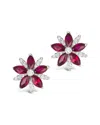 Le Vian Ladies Passion Ruby Earrings Set In 14k Vanilla Gold