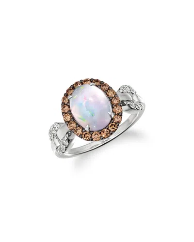 Le Vian ® 14k 1.94 Ct. Tw. Diamond & Opal Cocktail Ring In Metallic