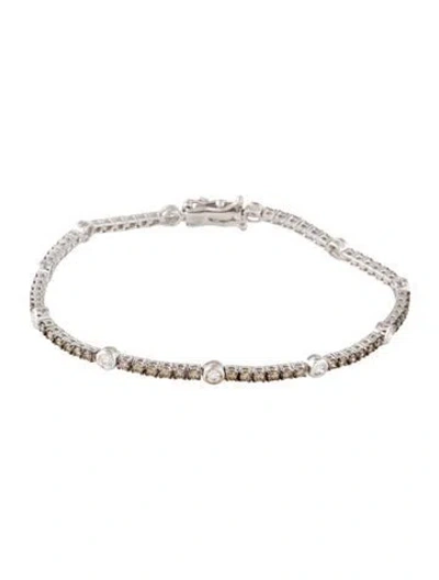 Pre-owned Le Vian 14k 2.00ctw Diamond Tennis Bracelet, 7" In Multi