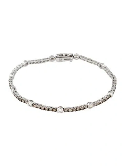 Pre-owned Le Vian 14k 2.00ctw Diamond Tennis Bracelet, 7.25" In Multi