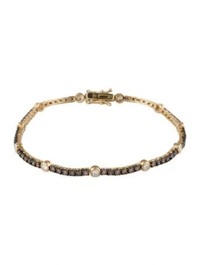Pre-owned Le Vian 14k 2.00ctw Diamond Tennis Bracelet, 7.25" In Multi