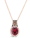 Le Vian 14k 2.02 Ct. Tw. Diamond & Rhodolite Pendant