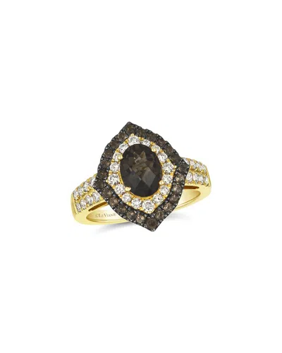 Le Vian ® 14k 2.04 Ct. Tw. Diamond & Smoky Quartz Cocktail Ring In Gold