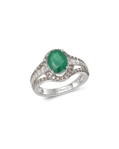 Le Vian ® 14k 2.05 Ct. Tw. Diamond & Emerald Ring In Green