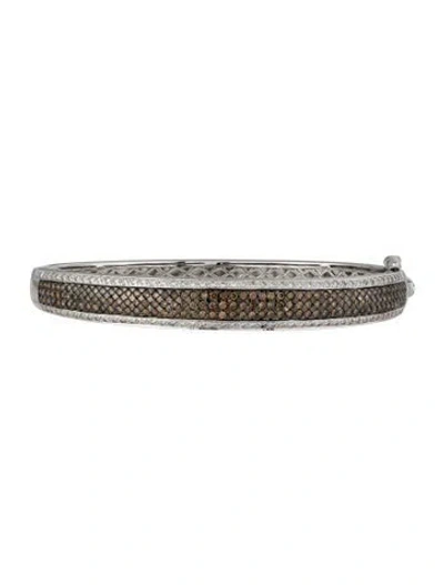 Pre-owned Le Vian 14k 2.09ctw Diamond Bangle Bracelet, 7.5" In Multi