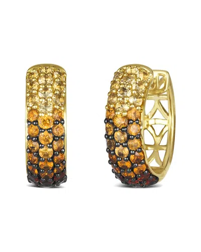 Le Vian ® 14k 2.20 Ct. Tw. Diamond & Garnet Hoop Earrings In Gold