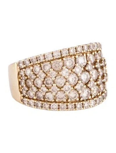 Pre-owned Le Vian 14k 2.28ctw Diamond Band Ring In Multicolor