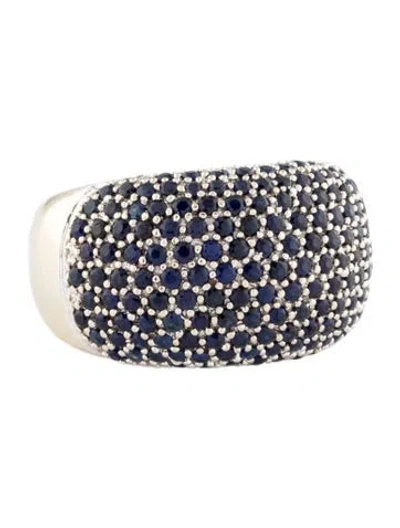Pre-owned Le Vian 14k 2.40ctw Sapphire Dome Band In Multi