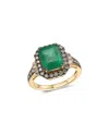 Le Vian 14k 2.62 Ct. Tw. Diamond & Emerald Eternity Ring