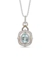 Le Vian ® 14k 2.83 Ct. Tw. Diamond & Aquamarine Pendant Necklace