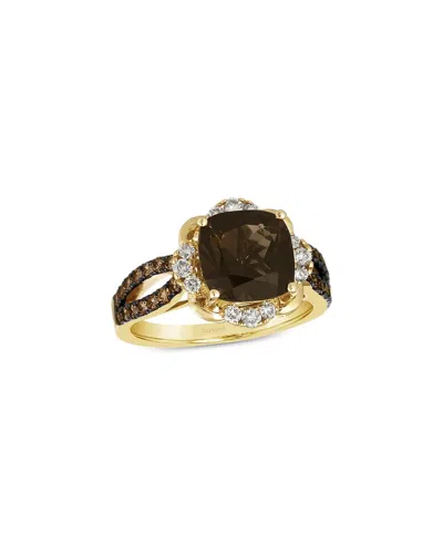 Le Vian ® 14k 3.01 Ct. Tw. Diamond & Quartz Scallop Ring