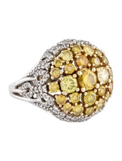 Pre-owned Le Vian 14k 3.09ctw Diamond Cocktail Ring In Multi