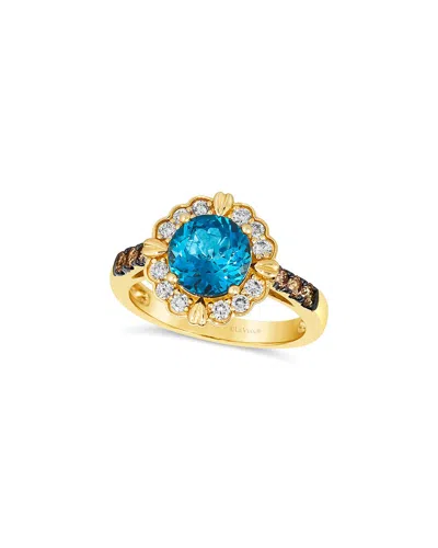 Le Vian ® 14k 3.13 Ct. Tw. Diamond & London Blue Topaz Cocktail Ring
