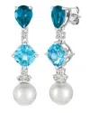 Le Vian 14k 3.91 Ct. Tw. Blue Topaz Earrings In Blue