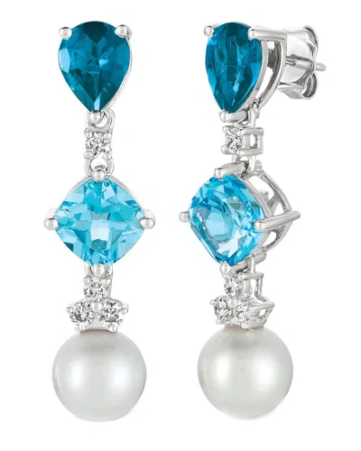 Le Vian 14k 3.91 Ct. Tw. Blue Topaz Earrings