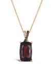 Le Vian 14k 6.81 Ct. Tw. Diamond & Garnet Pendant