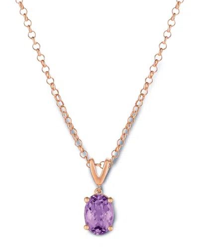 Le Vian 14k & Silver Plated 1.45 Ct. Tw. Amethyst Pendant