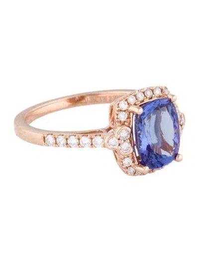 Pre-owned Le Vian 14k Chalcedony & Diamond Cocktail Ring In Multi