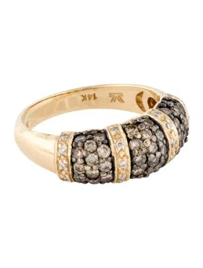 Pre-owned Le Vian 14k Diamond Band In Multi